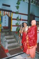 Seeking Blessings the Samadhi-s of Purvacharya-s after Pattabhisheka (27 Feb 1997)